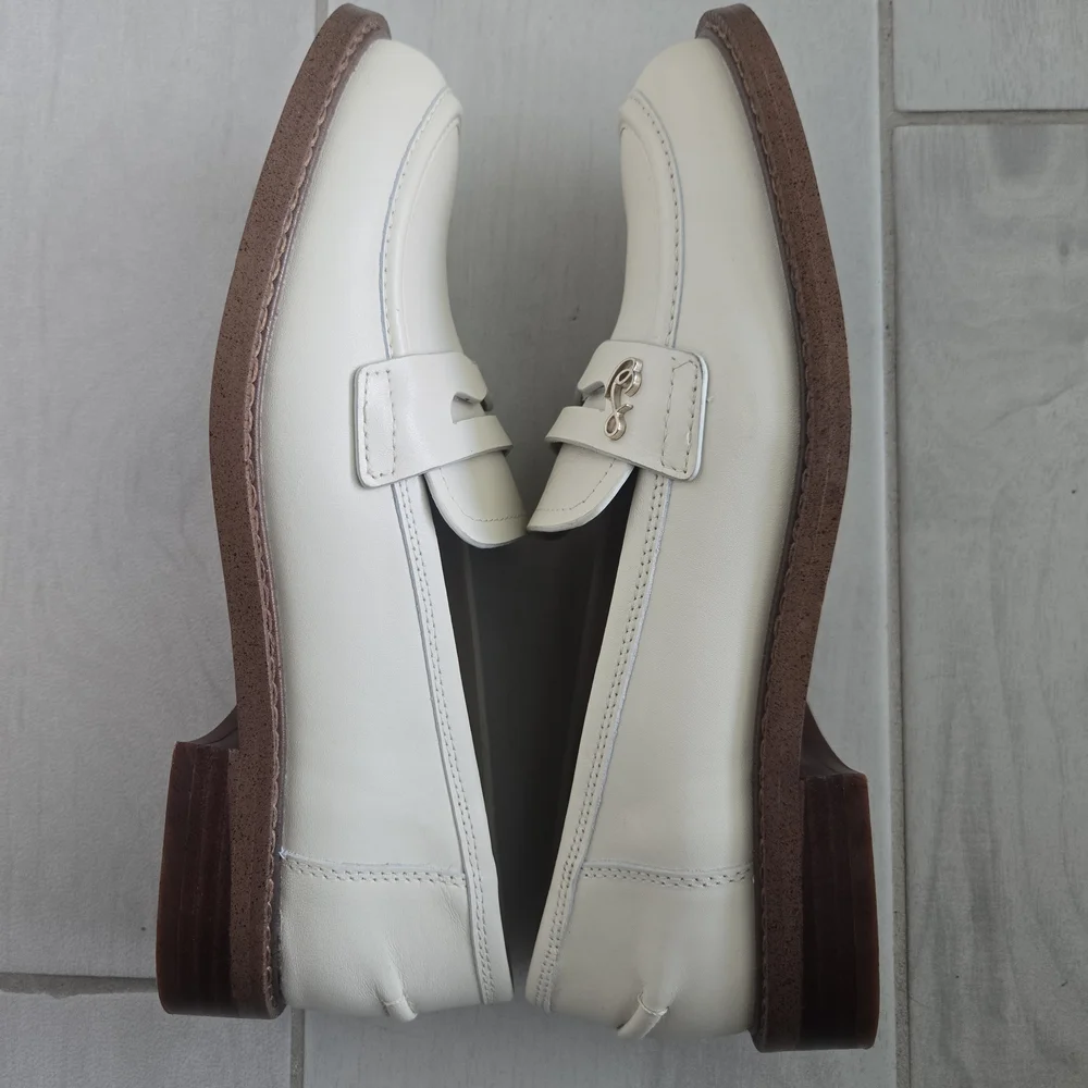 Sam Edelman Ivory Colin loafer. Size 8. - Picture 4 of 6